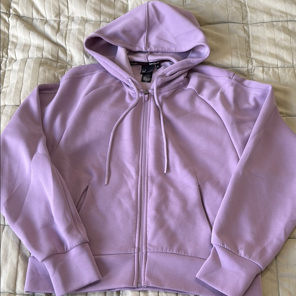 Spyder Active Lilac Zip-Up Hoodie